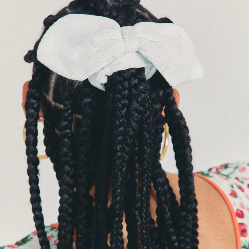 LoveShackFancy white scrunchie